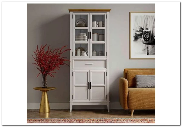 Шкаф для посуды Квадро-С 221-185 заказать по цене 45 425 руб. в Тюмени