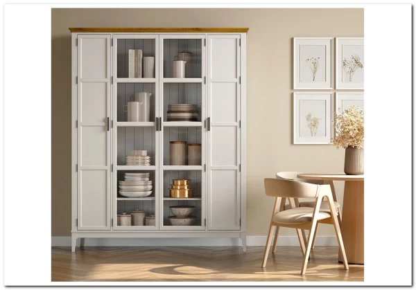 Шкаф для книг Квадро-С 422Ф из массива сосны заказать по цене 89 273 руб. в Тюмени