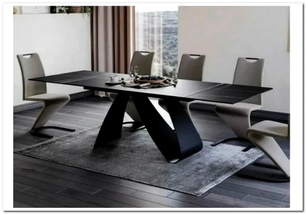 Стол обеденный Signal DIUNA CERAMIC раскладной (черный мат) заказать по цене 154 060 руб. в Тюмени