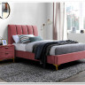 Кровать SIGNAL MIRAGE VELVET 90 античный розовый / золото тк. 185 заказать по цене 52 214 руб. в Тюмени