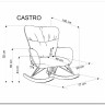 Кресло-качалка HALMAR CASTRO темно-зеленый заказать по цене 34 792 руб. в Тюмени