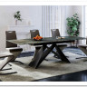 Стол обеденный Signal WESTIN Ceramic 160 раскладной (бирюзовый Ossido Verde/черный мат) заказать по цене 152 669 руб. в Тюмени