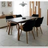 Стол обеденный Halmar LOZANO (черный мрамор/ореховый) заказать по цене 68 406 руб. в Тюмени