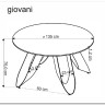 Стол обеденный Halmar GIOVANI 135 (зеленый мрамор/черный) заказать по цене 72 936 руб. в Тюмени