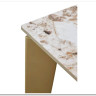 Стол CORNER 120 GLOSS LUXURY PANDORA SOLID CERAMIC / шампань, ®DISAUR заказать по цене 71 450 руб. в Тюмени