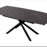 Стол RIVOLI 140 MATT BLACK MARBLE SOLID CERAMIC / BLACK заказать по цене 67 470 руб. в Тюмени