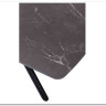 Стол RIVOLI 140 MATT BLACK MARBLE SOLID CERAMIC / BLACK заказать по цене 67 470 руб. в Тюмени