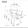 Стул кухонный Halmar K542 (серый/черный) заказать по цене 17 858 руб. в Тюмени