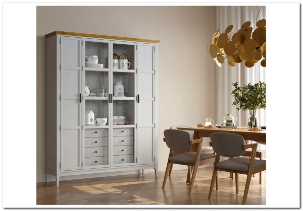 Шкаф для книг Квадро-С 422Ф/04 из массива сосны заказать по цене 102 557 руб. в Тюмени