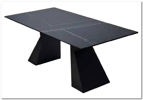 Стол БОГАРТ 200 TITANIUM BLACK PULIDO, керамика / Черный заказать по цене 110 900 руб. в Тюмени