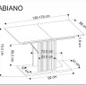 Стол обеденный Halmar FABIANO 135 раскладной (дуб вотан/черный) заказать по цене 31 373 руб. в Тюмени