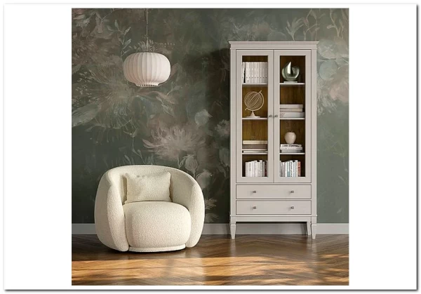 Шкаф для посуды Ольса-С 202 из массива сосны заказать по цене 49 637 руб. в Тюмени