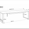Стол обеденный Halmar CANDIDO 160 раскладной (дуб вотан/черный) заказать по цене 80 270 руб. в Тюмени