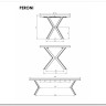 Стол обеденный Halmar PERONI 100 раскладной (дуб золотой/черный) заказать по цене 86 595 руб. в Тюмени