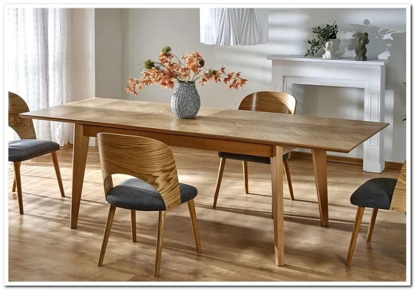 Стол обеденный Halmar EDMONDO 160 раскладной (дуб) заказать по цене 104 586 руб. в Тюмени