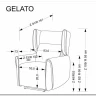 Кресло Halmar GELATO (бежевый) заказать по цене 55 053 руб. в Тюмени