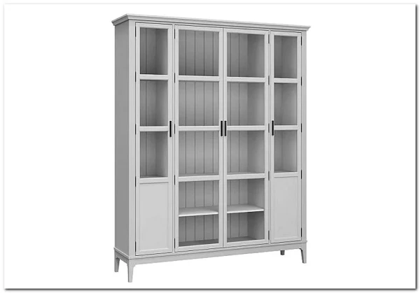 Шкаф для книг Квадро-С 422С из массива сосны заказать по цене 81 173 руб. в Тюмени