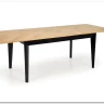 Стол обеденный Halmar EDMONDO 160 раскладной (дуб/черный) заказать по цене 104 586 руб. в Тюмени