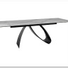 Стол обеденный Signal DIUNA Ceramic 160 раскладной (Statuario Venato белый/черный мат) заказать по цене 156 634 руб. в Тюмени