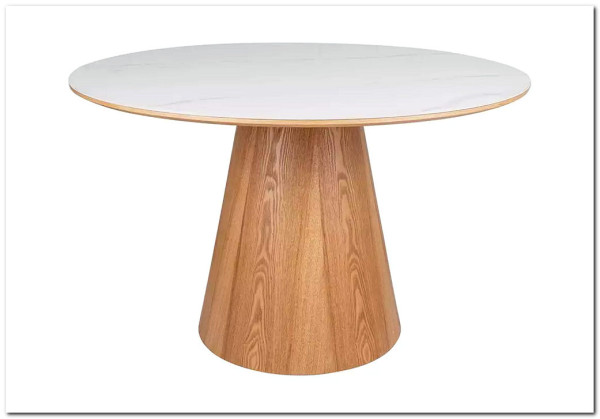 Стол обеденный Signal ANGEL Ceramic 120 (белый/дуб) заказать по цене 70 299 руб. в Тюмени