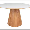 Стол обеденный Signal ANGEL Ceramic 120 (белый/дуб) заказать по цене 70 299 руб. в Тюмени