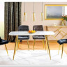 Стул кухонный Signal CHIC Velvet Bluvel 52 (античный розовый/золотой) заказать по цене 10 726 руб. в Тюмени