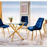 Стул кухонный Signal CHIC Velvet Bluvel 52 (античный розовый/золотой) заказать по цене 10 726 руб. в Тюмени