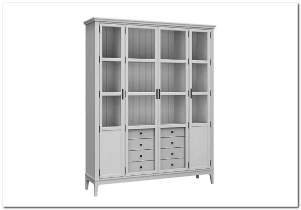 Шкаф для книг Квадро-С 422С/04 из массива сосны заказать по цене 93 269 руб. в Тюмени