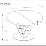 Стол обеденный Halmar FANIS OKRAGLY 120 (натуральный/черный) заказать по цене 71 903 руб. в Тюмени