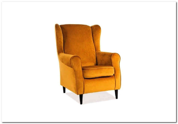 Кресло BARON Velvet Bluvel 68  Signal (карри) заказать по цене 47 283 руб. в Тюмени