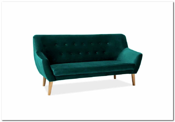 Диван Signal NORDIC 3 Velvet Bluvel 78 зеленый заказать по цене 67 577 руб. в Тюмени