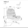 Кресло SIGNAL GISELLE (бежевый/бежевый/черный мат) заказать по цене 42 142 руб. в Тюмени