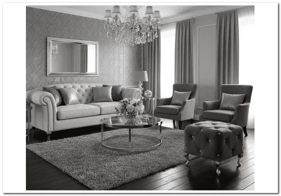 Пуф Signal HESTIA K Velvet Bluvel 14 серый/серебряный