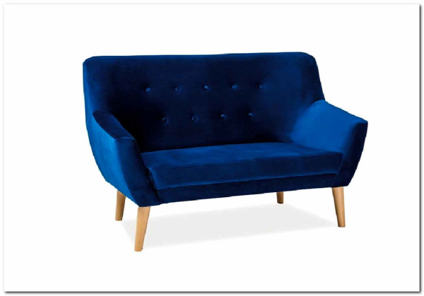 Диван Signal NORDIC 2 Velvet Bluvel 86 синий заказать по цене 54 053 руб. в Тюмени