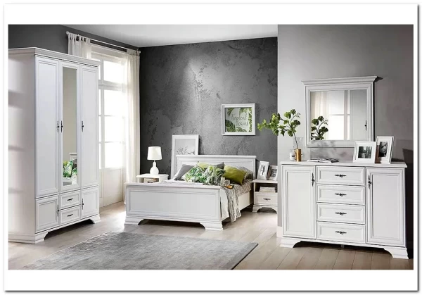 Мебель для спальни Кентаки БРВ белая заказать по цене 140 150 руб. в Тюмени