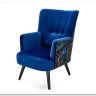 Кресло Halmar PAGONI (темно-синий/черный) заказать по цене 43 019 руб. в Тюмени