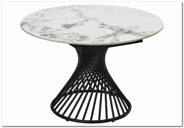 Стол BUENO 120 GLOSS GOLDEN JADE SOLID CERAMIC / BLACK, DISAUR заказать по цене 110 000 руб. в Тюмени