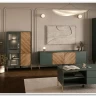 Тумба-комод Siena KOM2D3S дымчатый зеленый/дуб вотан BRW заказать по цене 32 700 руб. в Тюмени
