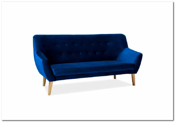 Диван Signal NORDIC 3 Velvet Bluvel 86 синий заказать по цене 67 577 руб. в Тюмени