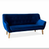 Диван Signal NORDIC 3 Velvet Bluvel 86 синий заказать по цене 67 577 руб. в Тюмени