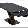 Стол BLANCO 160 MATT BLACK MARBLE SOLID CERAMIC / Орех, DISAUR заказать по цене 106 800 руб. в Тюмени