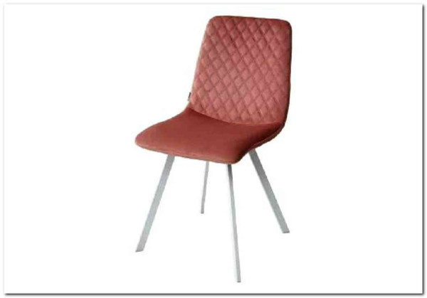 Стул DAIQUIRI BLUVEL-52 PINK / белый каркас, велюр заказать по цене 3 750 руб. в Тюмени