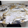 Стол TERAMO 135 GLOSS GRAND JADE SOLID CERAMIC, керамика, поворотн.механизм / Черный каркас, DISAUR заказать по цене 56 970 руб. в Тюмени