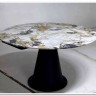 Стол TERAMO 135 GLOSS GRAND JADE SOLID CERAMIC, керамика, поворотн.механизм / Черный каркас, DISAUR заказать по цене 56 970 руб. в Тюмени
