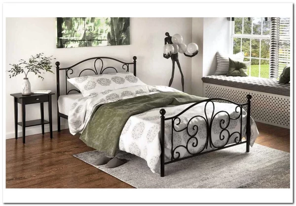 Кровать HALMAR PANAMA (черный) 120/200 заказать по цене 26 448 руб. в Тюмени