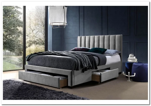 Кровать Halmar GRACE (серый) 140/200 заказать по цене 59 404 руб. в Тюмени Кровать Halmar GRACE (серый) 140/200 заказать по цене 59 404 руб. в Тюмени