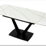 Стол ALATRI 120 MATT WHITE MARBLE SINTERED STONE / BLACK заказать по цене 75 200 руб. в Тюмени