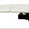 Стол ALATRI 120 MATT WHITE MARBLE SINTERED STONE / BLACK заказать по цене 75 200 руб. в Тюмени