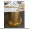 Стол TERAMO 135 GLOSS GRAND JADE SOLID CERAMIC, керамика, поворотн.механизм / Бронзовый, DISAUR заказать по цене 63 810 руб. в Тюмени