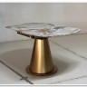 Стол TERAMO 135 GLOSS GRAND JADE SOLID CERAMIC, керамика, поворотн.механизм / Бронзовый, DISAUR заказать по цене 63 810 руб. в Тюмени